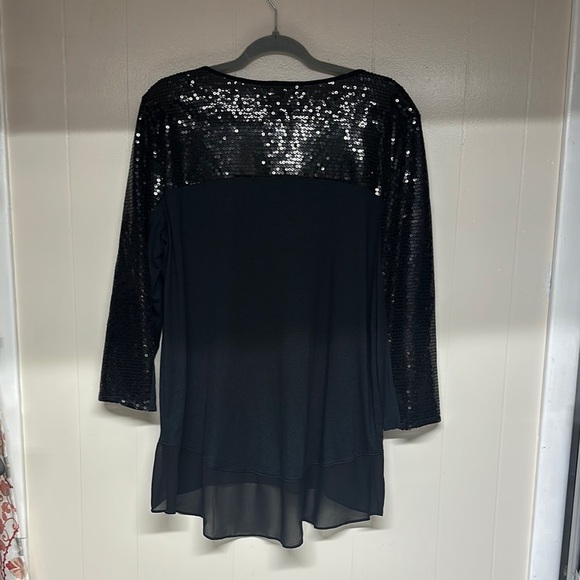 Coco Bianco Black Sequin Tunic - Picture 5 of 8